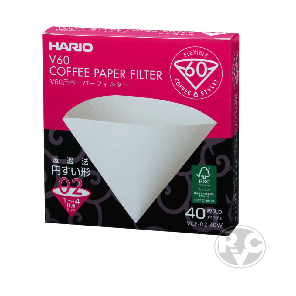 Фильтры Hario VCF-02-40W белые 40 шт.